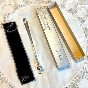 Gerity Cavalier Helmet Candle Snuffer Circa 1740 Reproduction Silver Plate USA